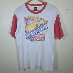 Vintage 1997 Street Rod Nationals T Shirt Size L Native Sun Brand